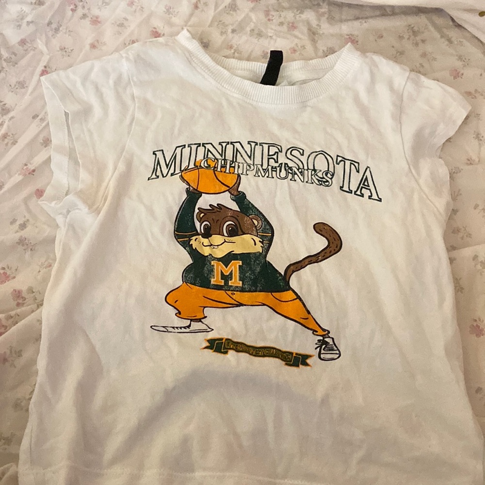 white chipmunk shirt